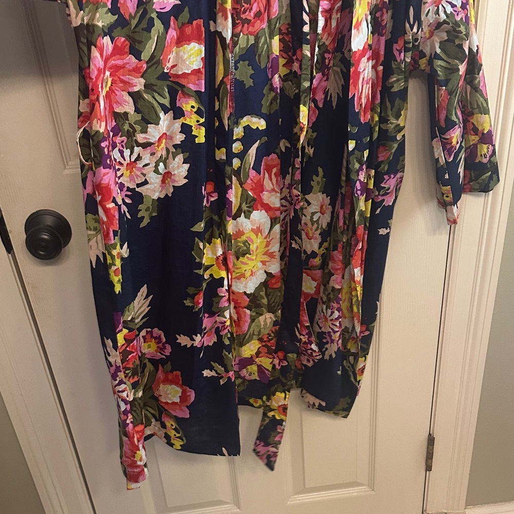 Floral Women's Robe - Picture 4 of 10